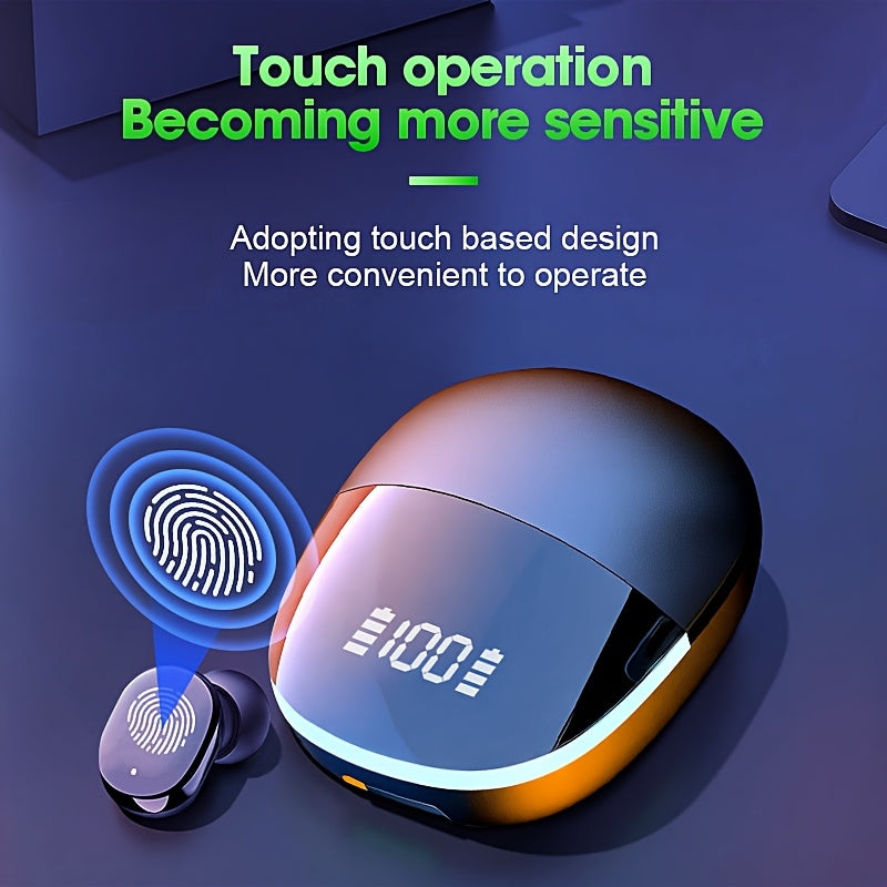 2024 year New Wireless Earphones Headphones with LED Display Touch In-EarTWS Wireless Earbuds Sports Music Game Headset for IOS/Android