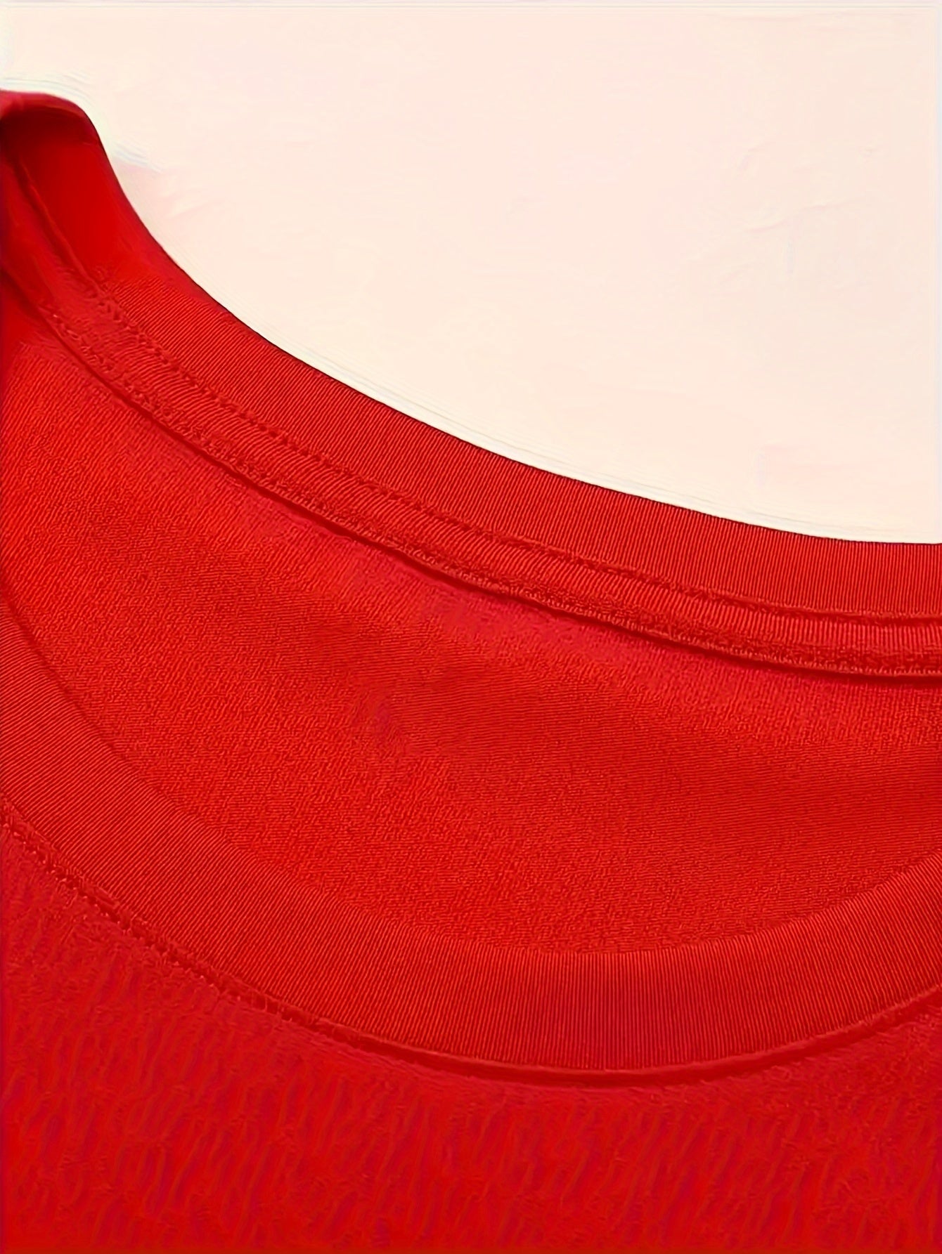 1pc Men'S Casual Cotton Blend T-Shirt with Letter Print, Round Neck, Regular Fit for Summer - Black, Navy, Red