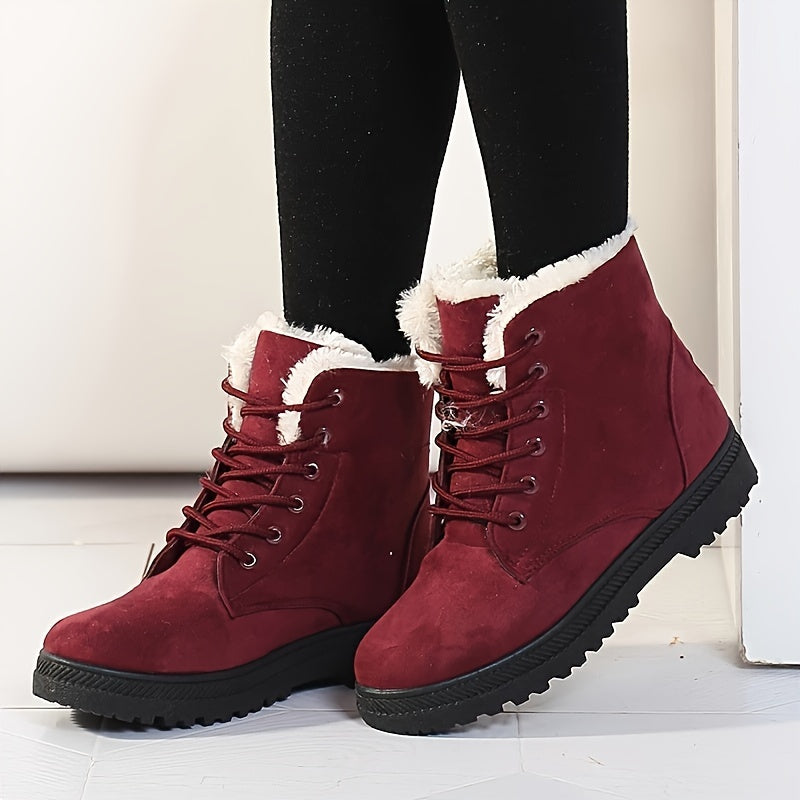 Women's Ankle Boots Winter Warm Shoes Fashion Comfortable Lightweight Versatile Boots