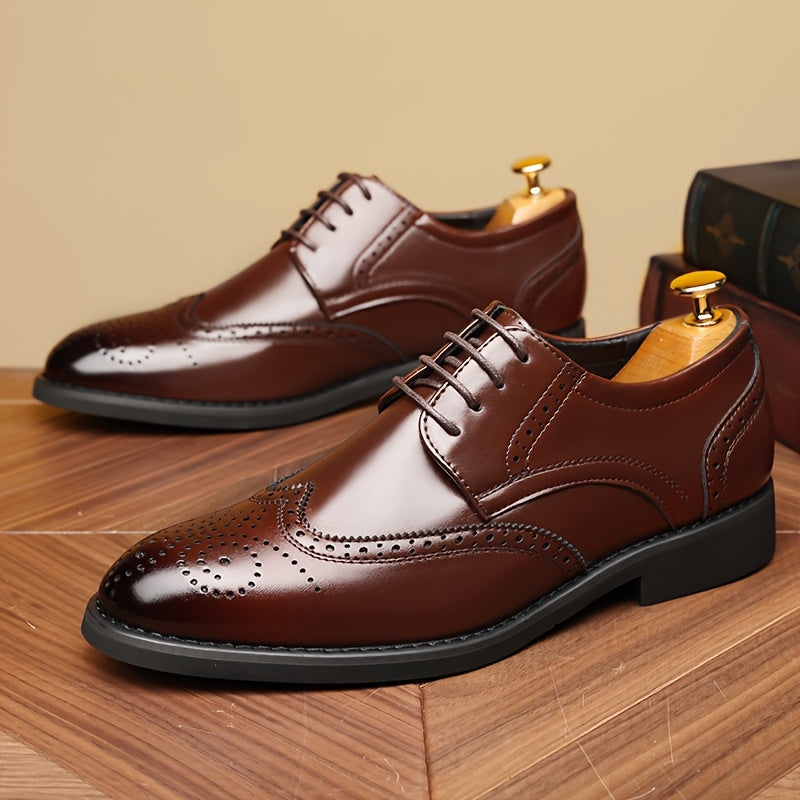 Men's Carved Business Formal Casual Shoes 6661