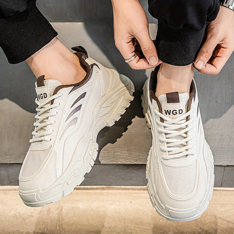 Men'S Shoes for Summer 2025, Featuring Breathable Mesh Casual Sneakers That Are Comfortable, Lightweight, And Stylish. These Platform Dad Shoes with Thick Soles Are Versatile And Available at a Special Price.