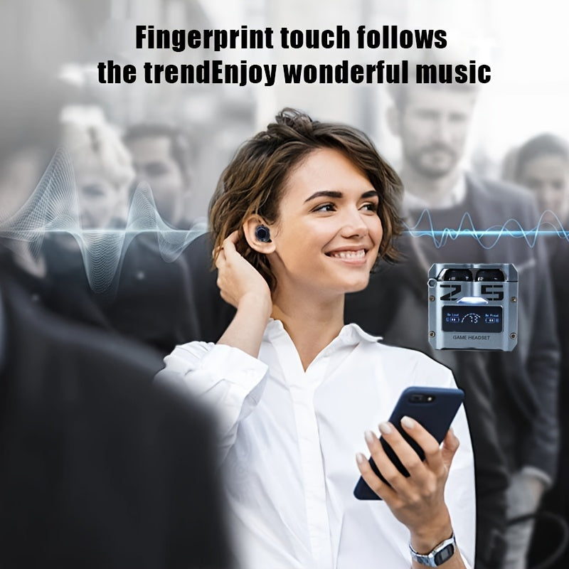 Wireless Earphones, Wireless 5.3 Earphones, 13Mm Speaker, Type-C Fast Charging Case, Stereo Wireless in Ear Earphones for Iphone And Android, Gaming, Business, Sports Earphones, in Ear Microphone