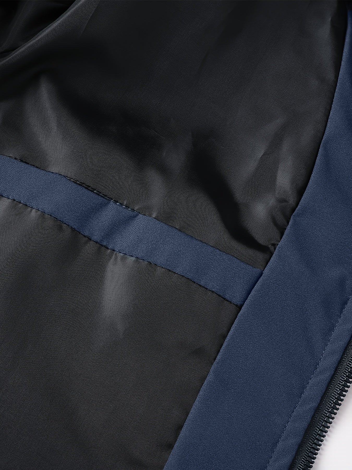 Men's Stylish Windproof Jacket - Solid Color, Stand Collar, Zip-Up with Pockets, Lightweight Polyester for All Seasons, Casual & Outdoor Wear, Allseason Jacket | Zipup Jacket | Polyester Jacket, Windbreaker Jacket