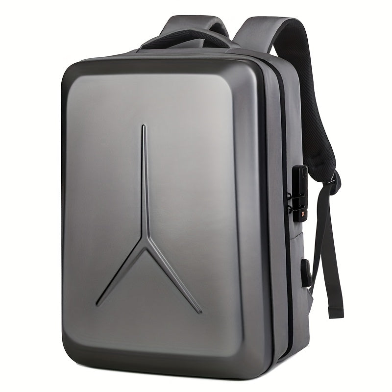 Business Backpack New Style High-grade Three-dimensional Hard Shell Men's Backpack Multi-function Large-capacity Computer Bag Leisure Anti-theft Commuter Backpack
