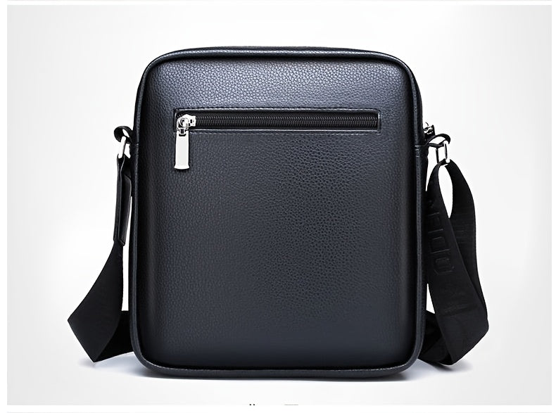 Men'S Stylish Brown Crossbody Bag with Adjustable Strap - Large Capacity, Multi-Compartment Design, Perfect for Commuting, Travel, and Everyday Use, Travel Bag