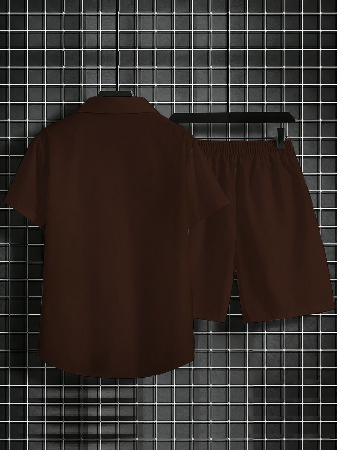 Men's Casual Summer Short Sleeve Shirt & Shorts Set