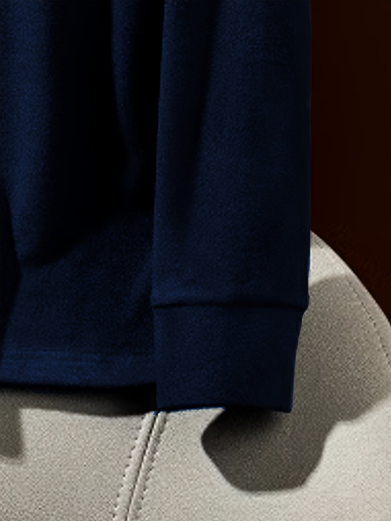 Men's Spring/Autumn Semi-High Neck Simple Outdoor Versatile Long Sleeve T-Shirt