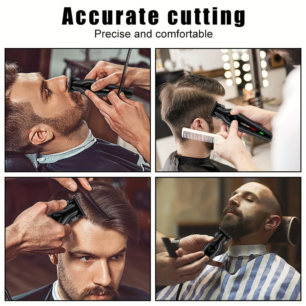 Professional Hair Clippers For Men - Cordless Barber Clippers For Hair Cutting & Grooming, Rechargeable Beard Trimmer