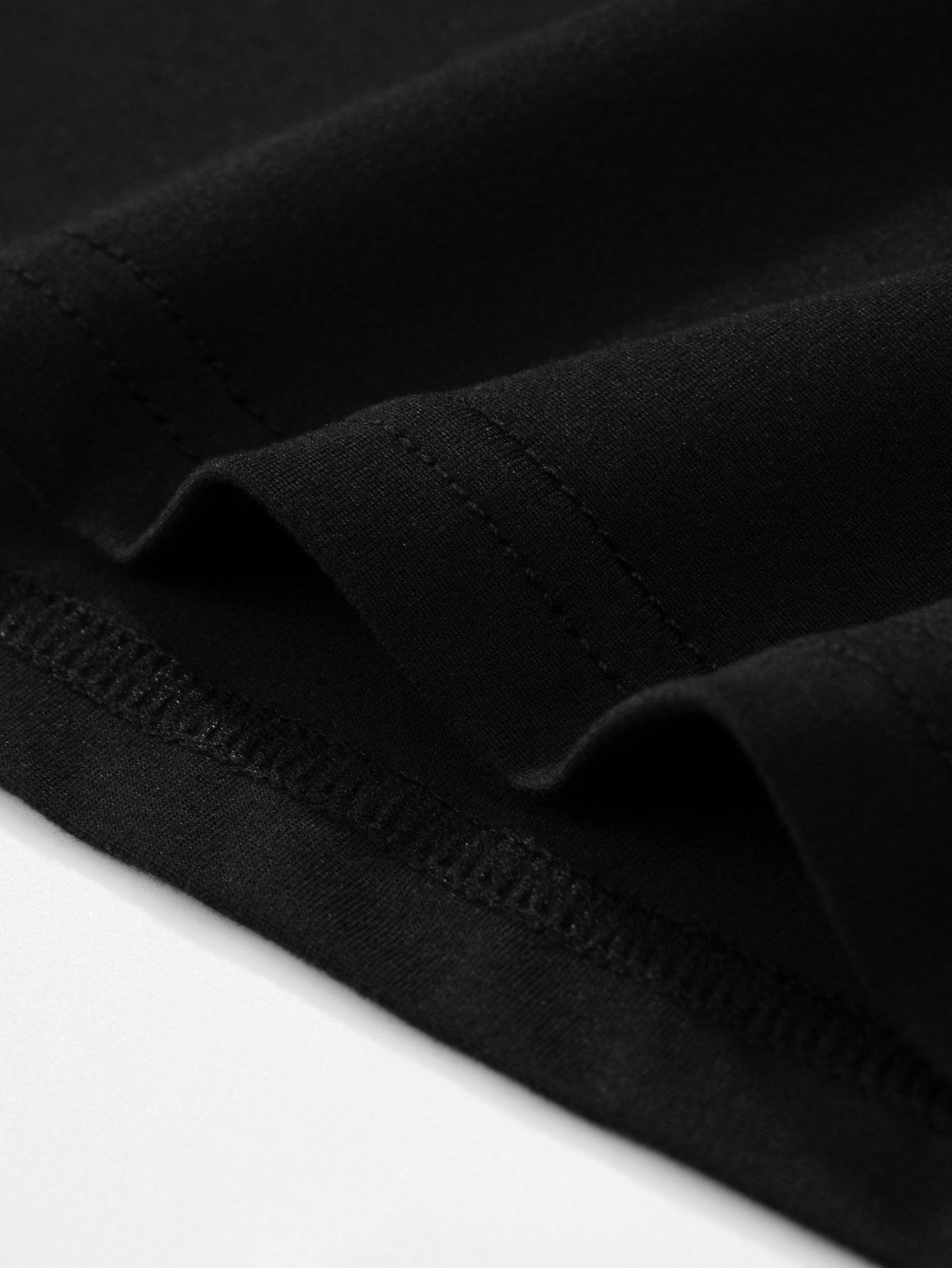 Men's Summer Classic Half-High Neck Casual T-Shirt - Solid Black, Regular Fit, Breathable Versatile for Casual Attire, Office, or Social Events, Summer T Shirts, Quality Fabric Shirt