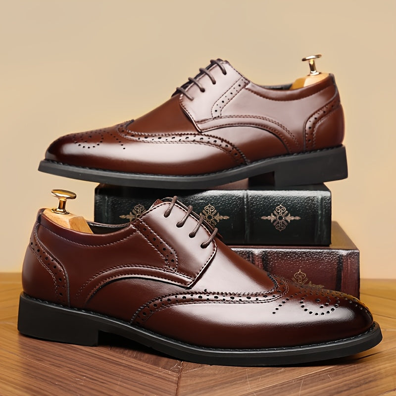 Men's Carved Business Formal Casual Shoes 6661