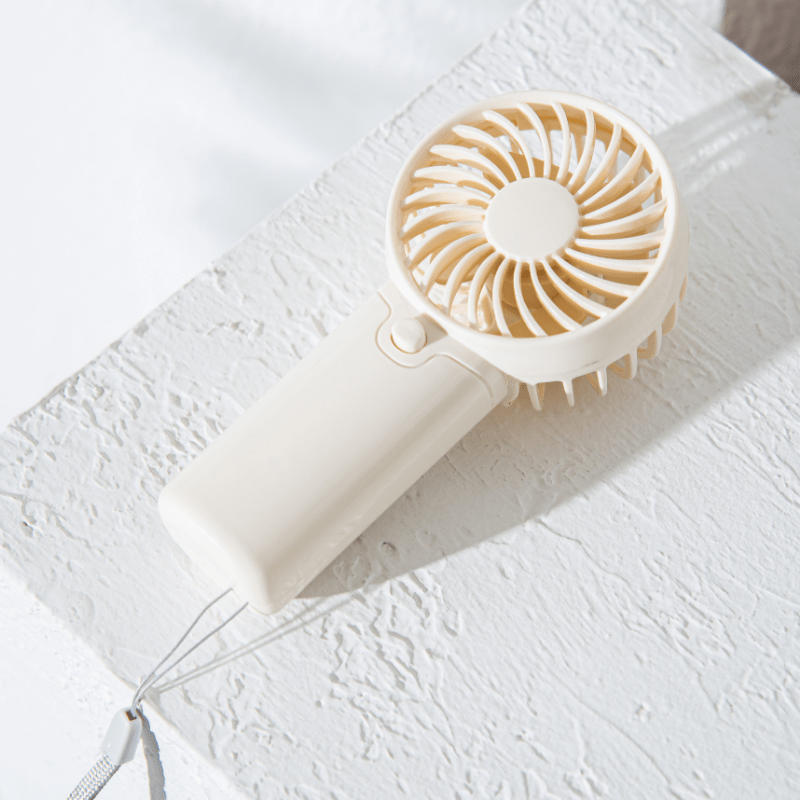 Battery Operated Mini Portable Fan, Lightweight Handheld Fan - Ideal for Office, Outdoor, Traveling and Camping - Stay Cool Anytime, Anywhere! (Requires AAA batteries, not included)