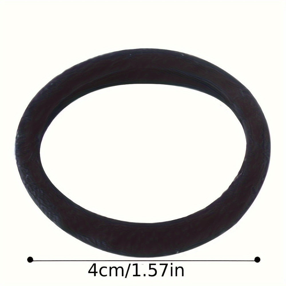 100-Pack Black Elastic Hair Ties for Women, Minimalist Style