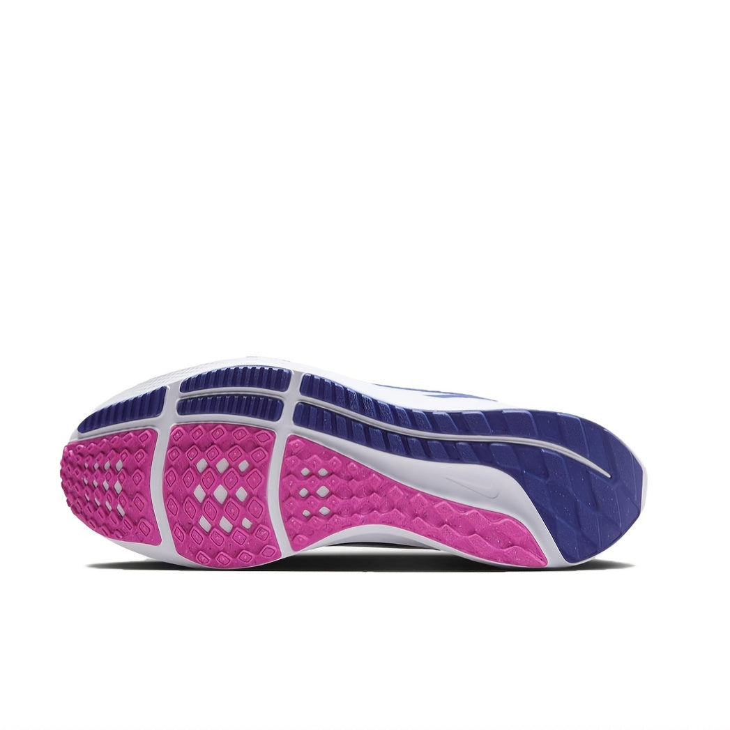 Nike Air Zoom Pegasus 40 Unisex Low-Top Running Shoes - White Pink Accents, Breathable Fabric, Shock-Absorbing Cushioning, Durable Rubber Sole for Gym, Training Casual Wear, Sneakers, Gym Footwear, Modern Athletic, Shocka
