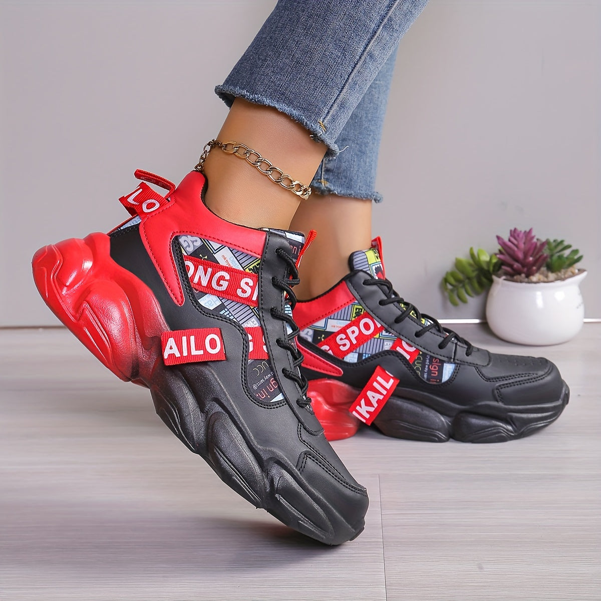 High-Top Autumn Basketball Shoes