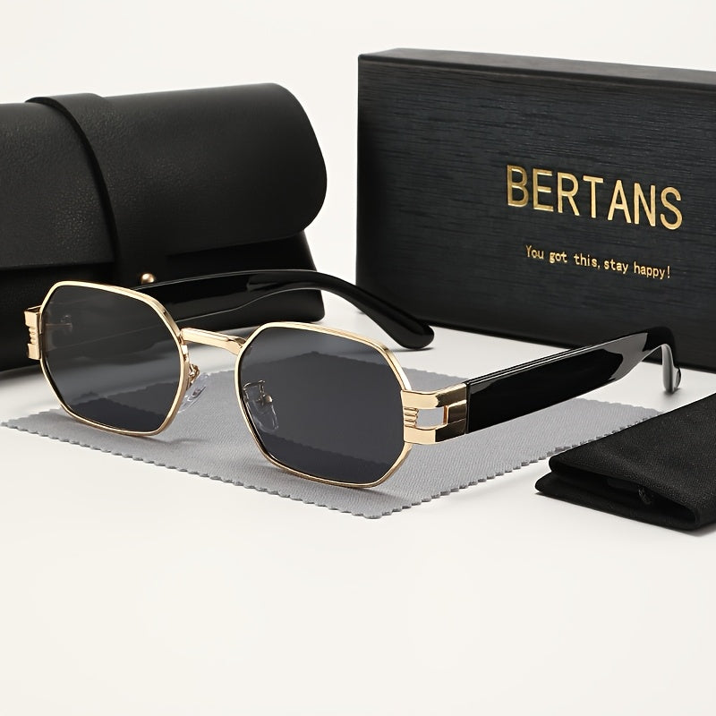 BERTANS Unisex Vintage UV400 Sunglasses Lightweight Frame