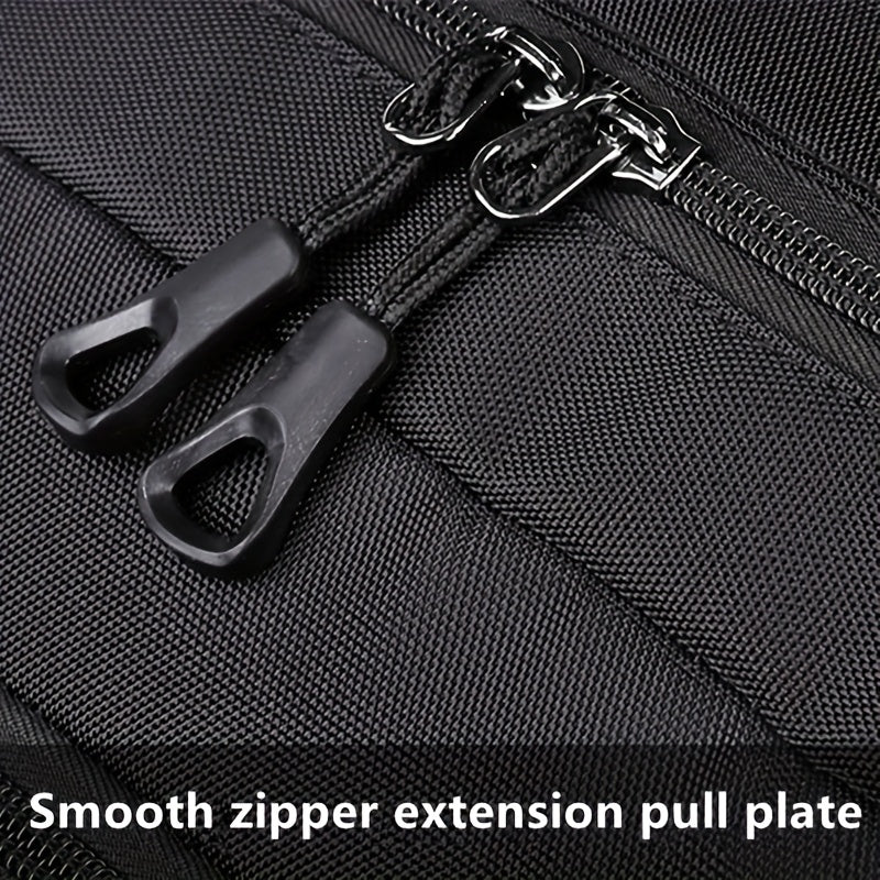 Men's Stylish Black Backpack - Multifunctional Business Laptop Bag with Adjustable Straps, Travel Compartments & Mesh Bottom for Daily Commute, Outdoor Adventures & Work, Business Backpack | Stylish Backpack | Secure Compartm