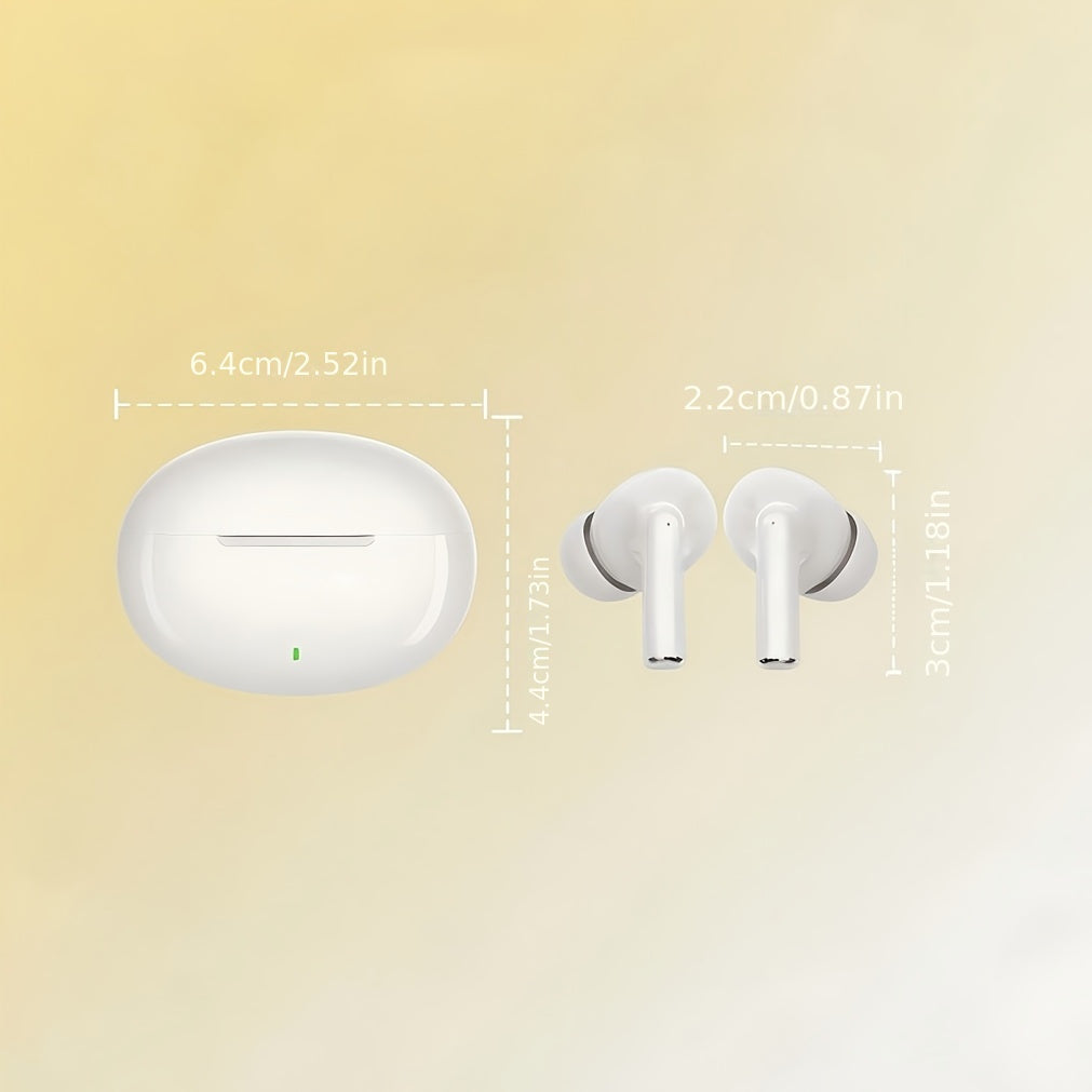 Lightweight wireless in-ear headphones are as light as a feather. Long time wearing will not have the slightest discomfort. Whether you're out shopping, commuting, or working out, it's easy to slip it into your pocket and sta