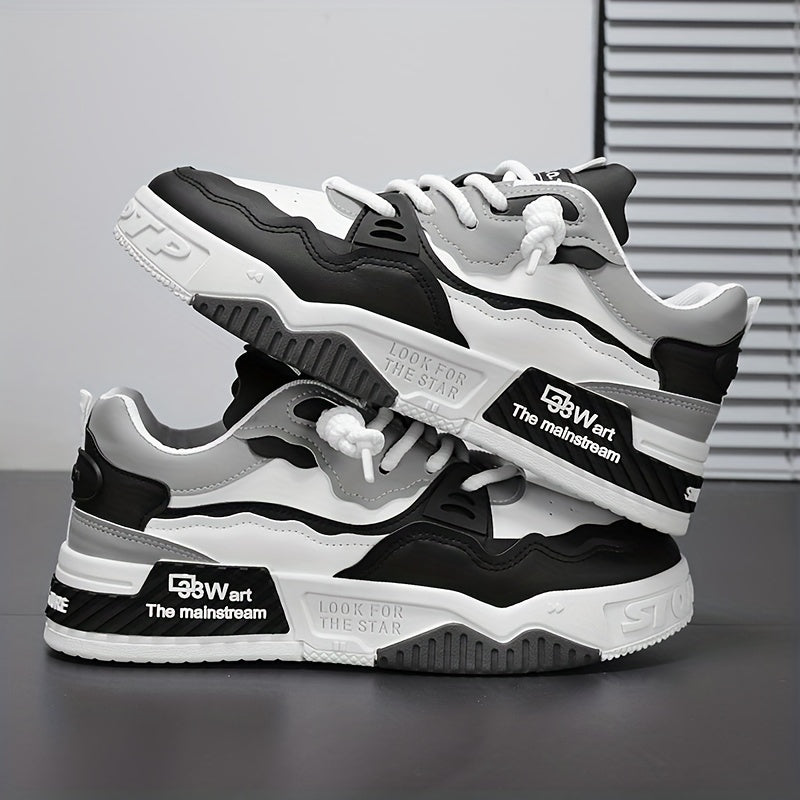 Lace-Up Athletic Footwear - Non-Slip, Durable Versatile Casual Shoes for All Seasons