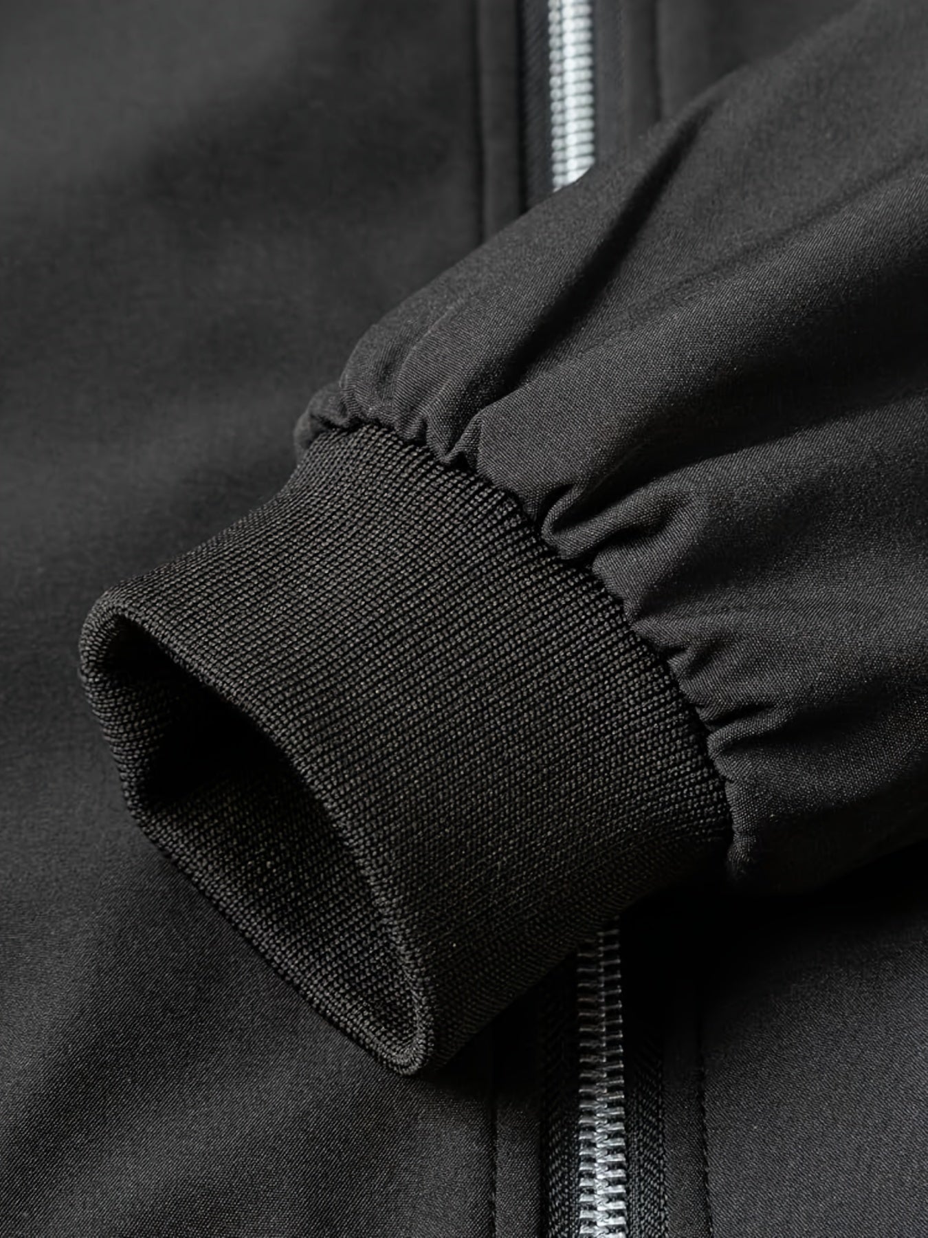Men's Versatile Baseball Jacket - Lightweight Polyester Windbreaker for Spring/Fall | Minimalist Casual Design | Breathable & Age-Free Outerwear