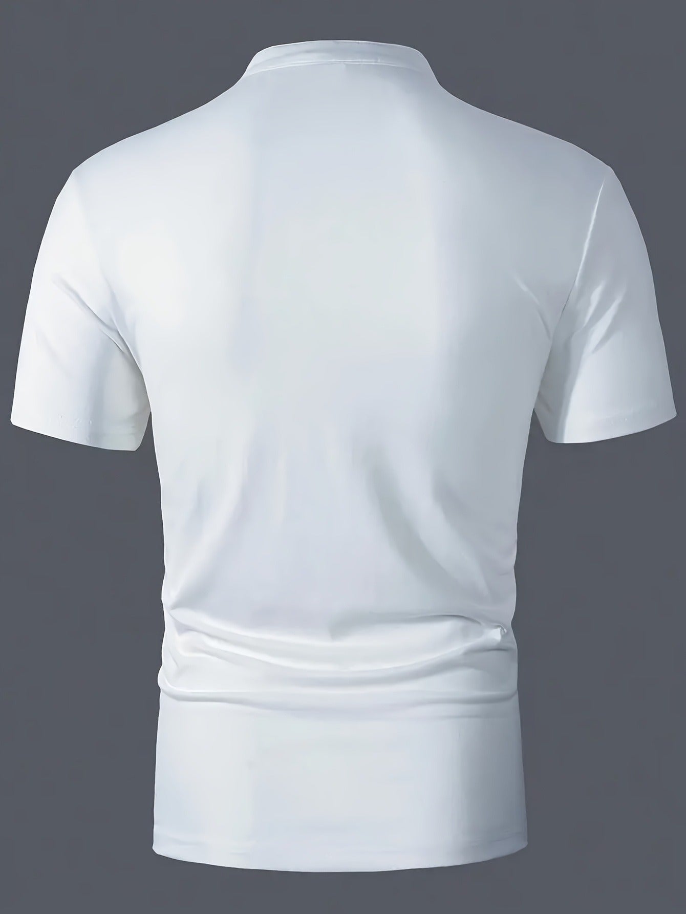 1pc Men's Spring Summer Casual Short Sleeve T-Shirt - Round Neck, Solid Color, Breathable Fabric, Regular Fit for Casual Attire Light Exercise, Cute Shirts for Summer, Classic Henley, Easycare Material, Soft Texture Shirt