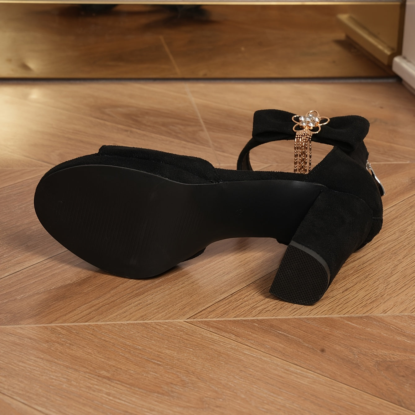 Elegant Women'S High Heel Sandals - Summer 2025 Collection, Open Toe, Thick Sole, Block Heel, Zipper Closure, Solid Color, Flannel Upper, Synthetic Lining, Rubber Sole, Comfortable Stylish Design, High Heel Sandal