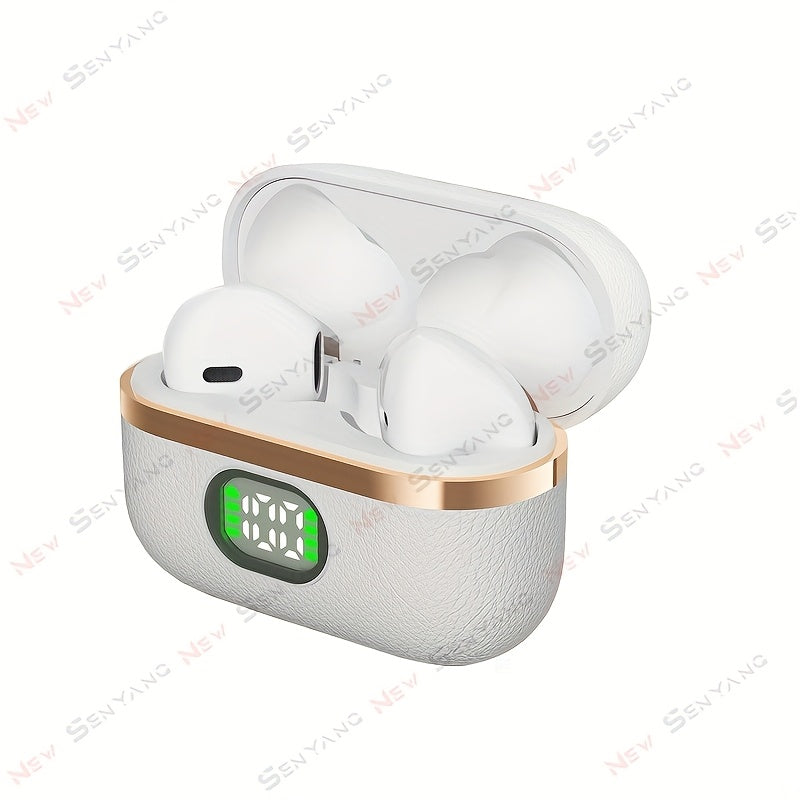 2025 New Style True Wireless semi in-ear sports music headset mini Earbuds TWS HIFI bass Stereo HD calling Stereo Earphones for Android for iPhone Cellphone gaming Earpieces smart couples headphones
