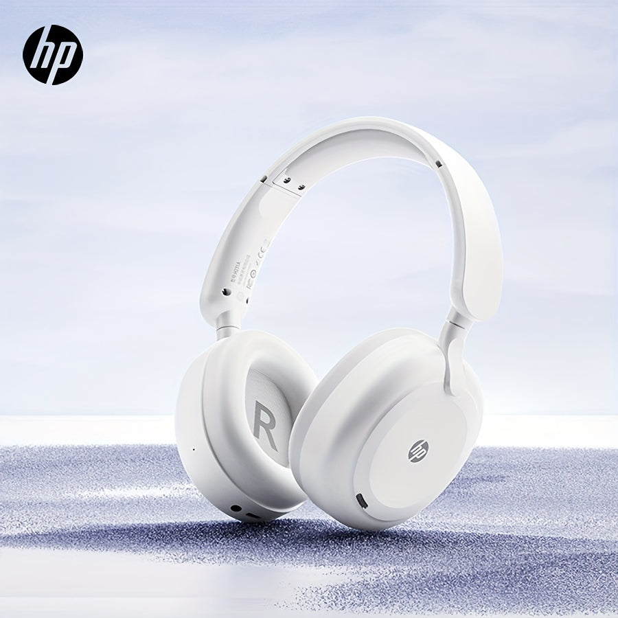HP Wireless Over-Ear Headphones, Active Noise Cancelling, ENC Call Noise Reduction, Personalized Spatial Audio, Wireless Headphones With Microphone, Deep Bass Sound, For Home/Office Use