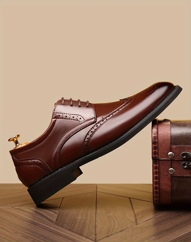Men's Carved Business Formal Casual Shoes 6661