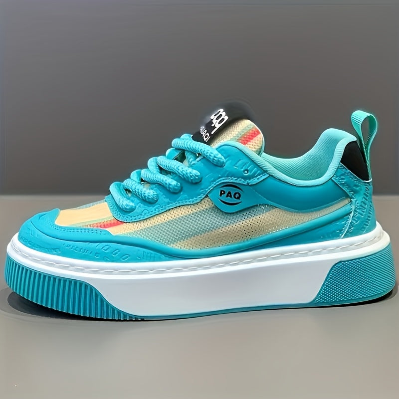 Men's Low-Top Sneakers - All-Season Cushioned Shoes with Shock-Absorbing PVC Sole Breathable Fabric Lining, White PU Upper - Lightweight Sneakers for Gym, Casual, Casual Attire - Lace-Up Design for Secure Fit, Gym Footwear,