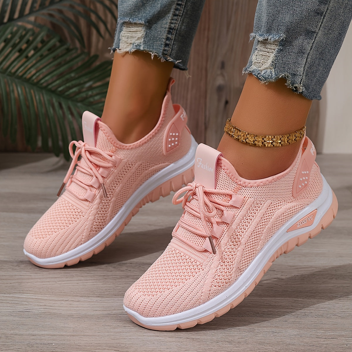 ZOSIVC Cheap Women's Shoes, Slip-on Sneakers for Women, White and Black Comfortable Summer Casual Beach, Vacation, Camping & Casual Attire Shoes | Mesh Upper Ladies' Sneakers - Gifts