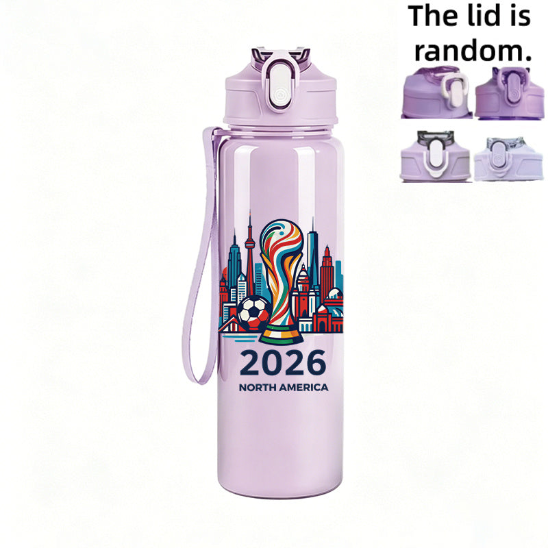 FIFA World Cup Water Bottle 750ml Portable Leak-Proof Cup