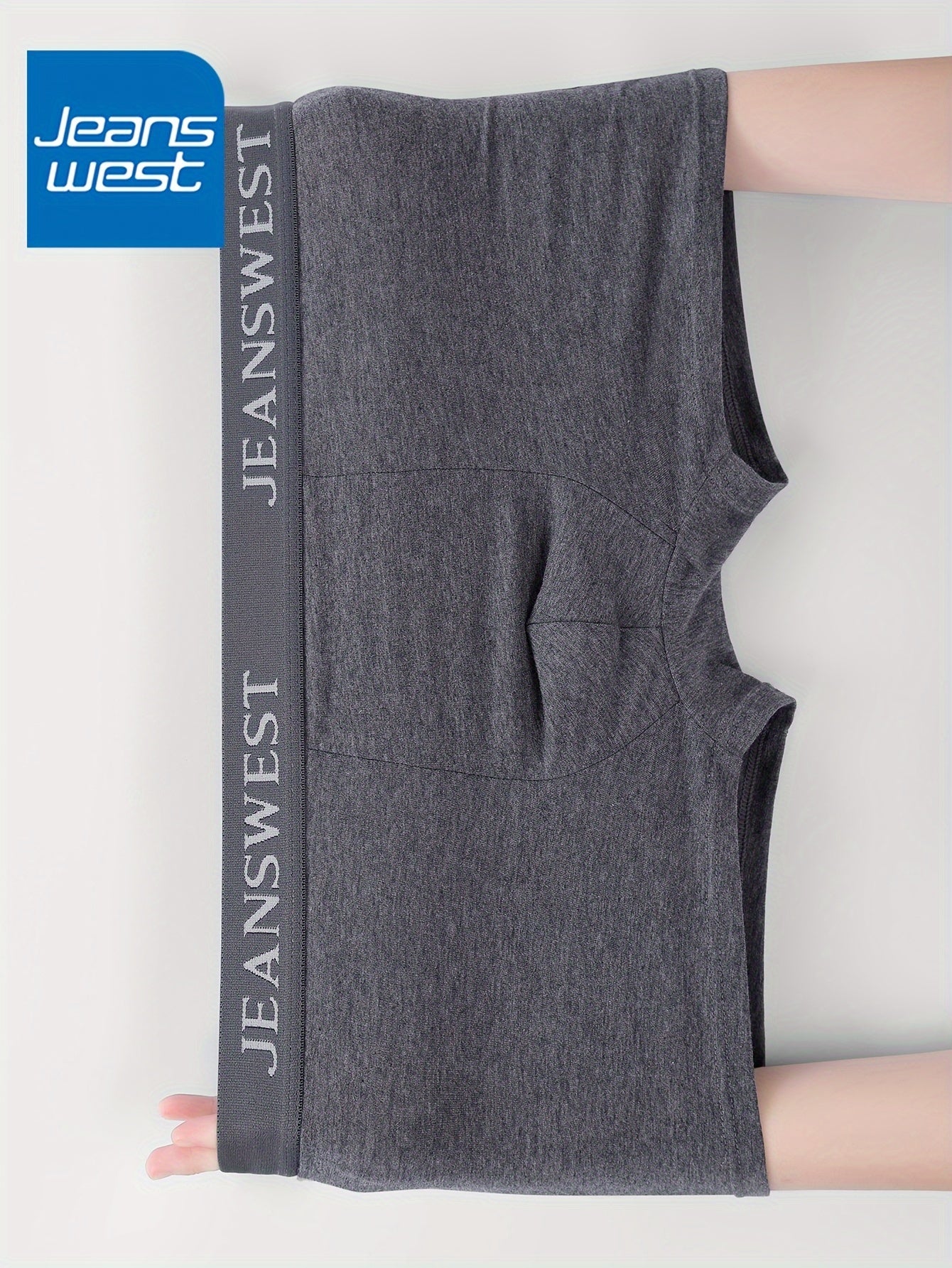 Men's Classic Solid Cotton Briefs 4-Pack Comfortable Fit