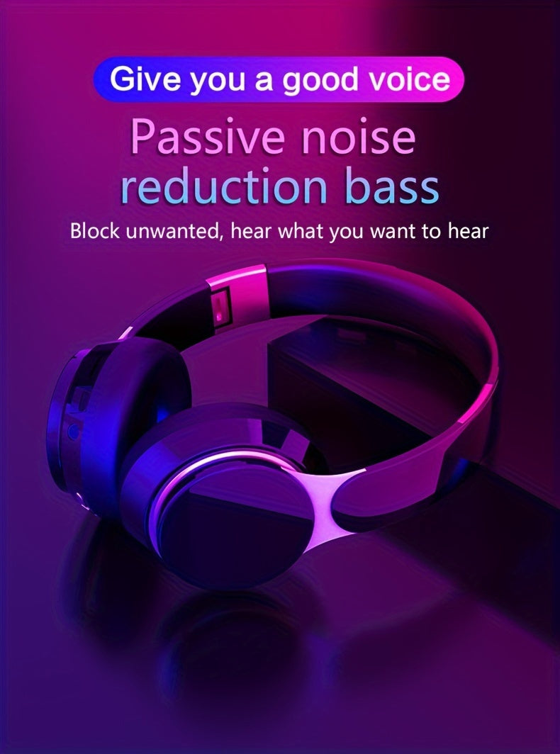 07S Wireless Over-Ear Headphones - Wireless 5.3, Long Battery Life, Soft Earmuffs, HD Sound, Portable & Adjustable for Outdoor Sports and Commuting, Outdoor Sports Headphones|Modern Wireless Headphones|Comfortable Earmuffs