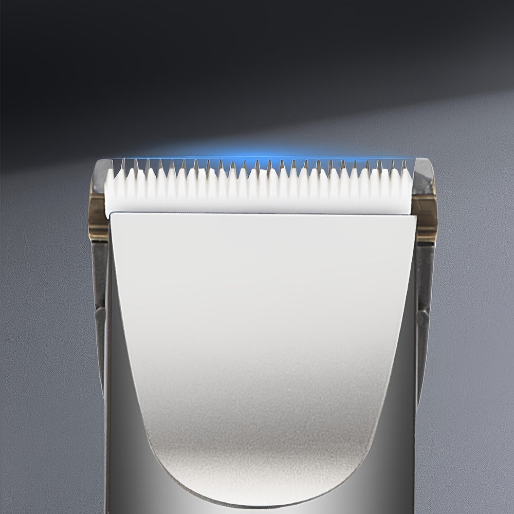 Professional electric hair clipper with cordless USB charging, suitable for hairdressers and stylists, with limited edition comb, Men's boyfriend gift, Father's Day gift