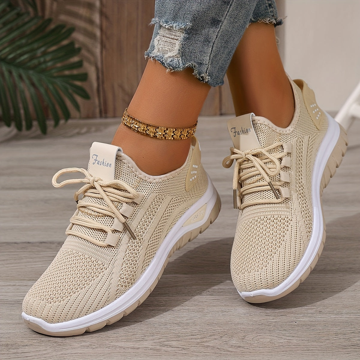 ZOSIVC Cheap Women's Shoes, Slip-on Sneakers for Women, White and Black Comfortable Summer Casual Beach, Vacation, Camping & Casual Attire Shoes | Mesh Upper Ladies' Sneakers - Gifts