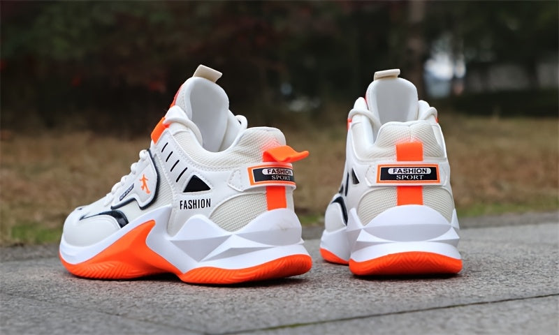 Men'S Basketball Shoes, Athletic Sneakers for Students, High-Top, Shock-Absorbing, Durable, Breathable Footwear Suitable for Concrete Surfaces.