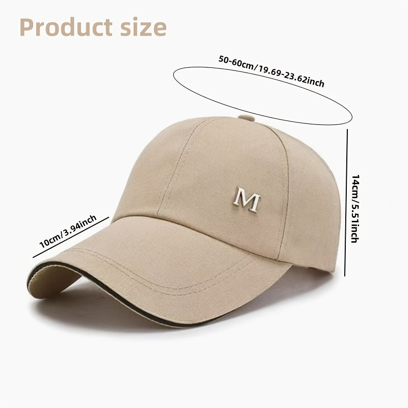 Men's adjustable duckbill cap, baseball cap, casual cap, suitable for outdoor activities, travel, and beach vacations, available in black, blue, red, and khaki colors