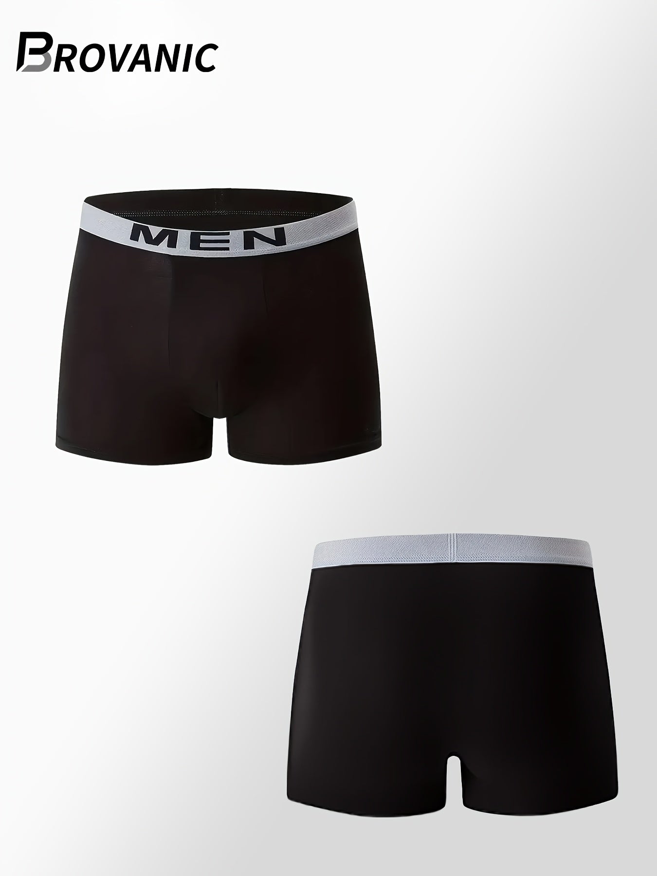 Men's 5-Pack Boxer Briefs with Comfortable Stretch Waistband