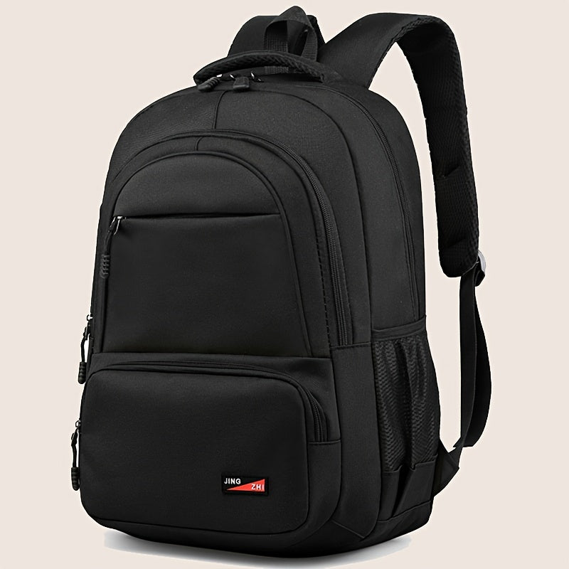 Durable Oxford Fabric Backpack - Spacious, Breathable, Adjustable Strap, Laptop Compartment, Ideal for Hiking, Camping, Travel, School Work - High 46cm, Long 32cm, Thick 19cm, School Backpack Adjustable Strap Backpack D