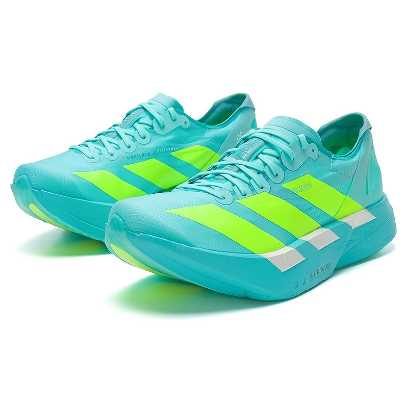 Men's Adidas Adizero Racing Sneakers in Bright Teal for Training