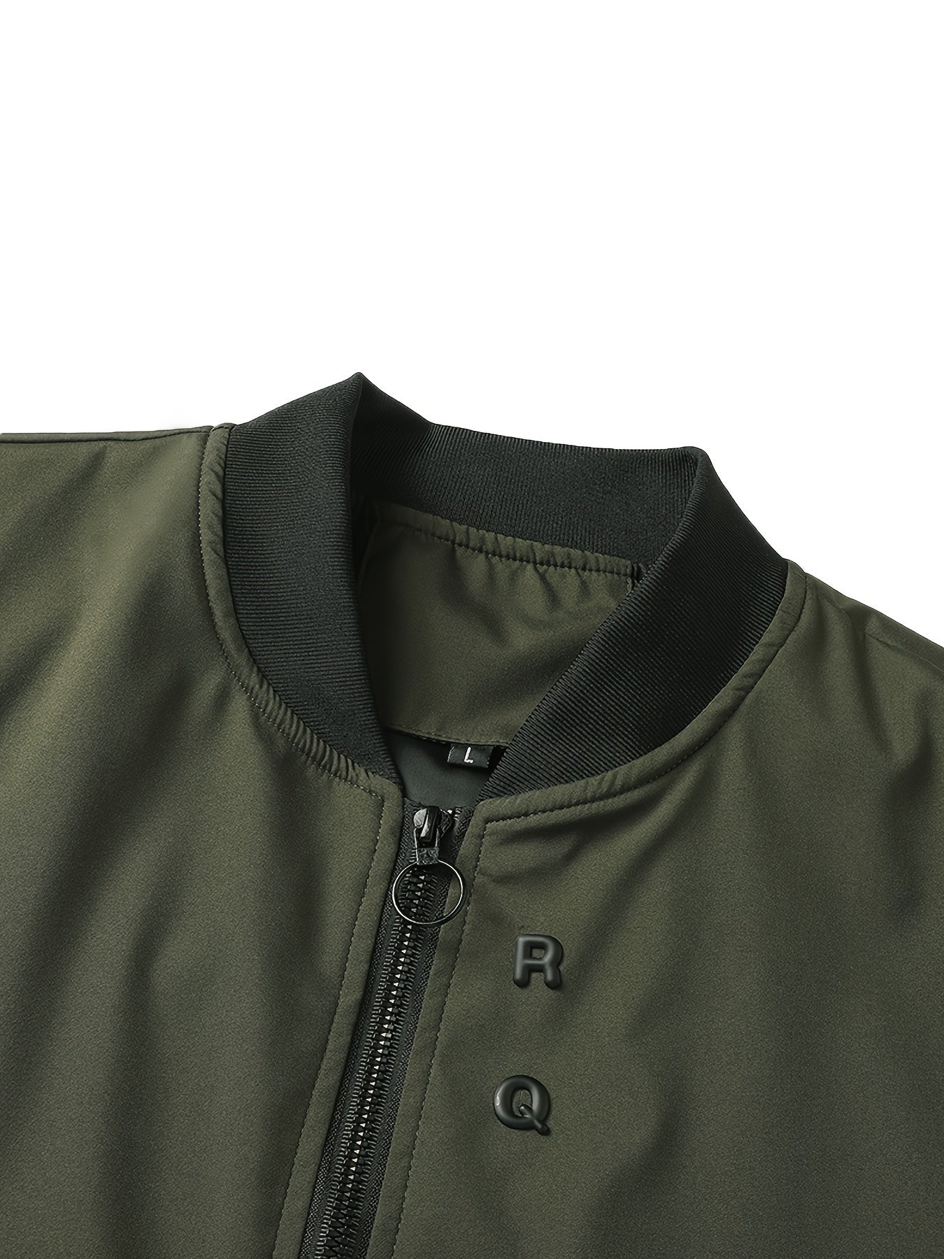 Men's Stylish Windproof Jacket - Solid Color, Stand Collar, Zip-Up with Pockets, Lightweight Polyester for All Seasons, Casual & Outdoor Wear, Allseason Jacket | Zipup Jacket | Polyester Jacket, Windbreaker Jacket