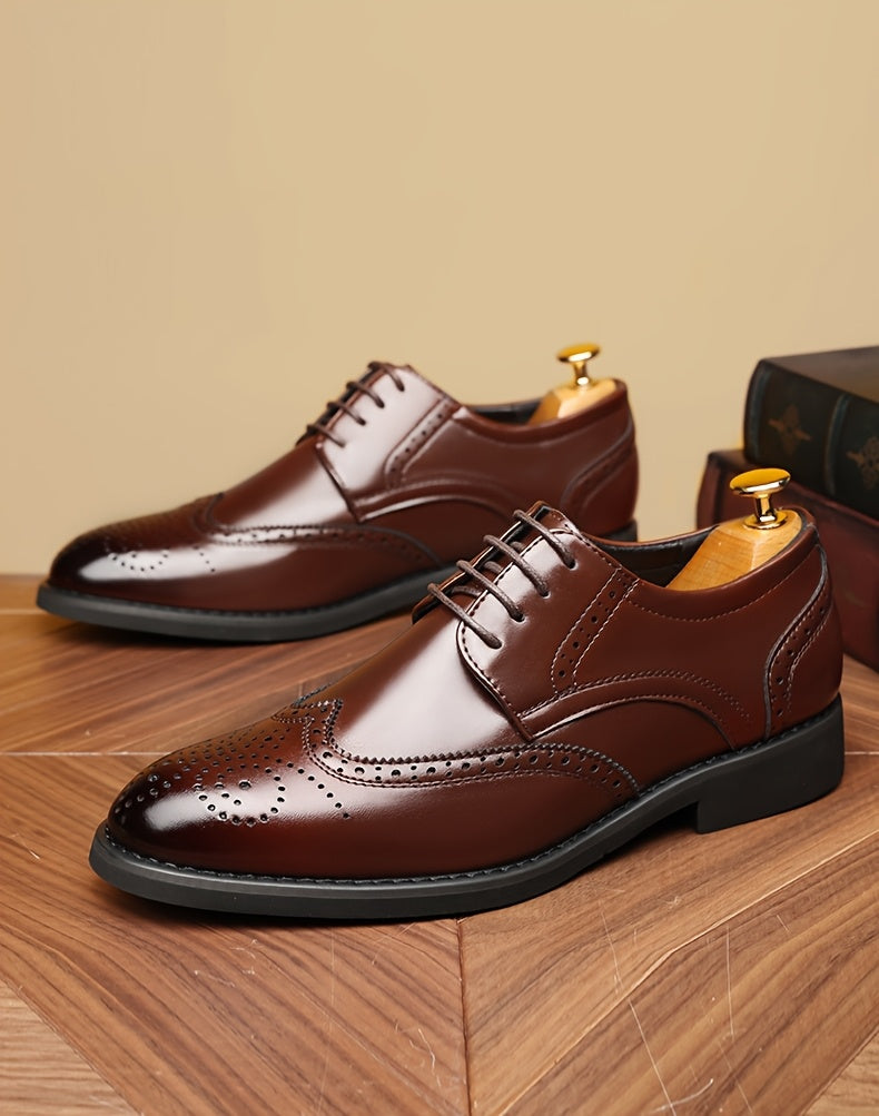 Men's Carved Business Formal Casual Shoes 6661