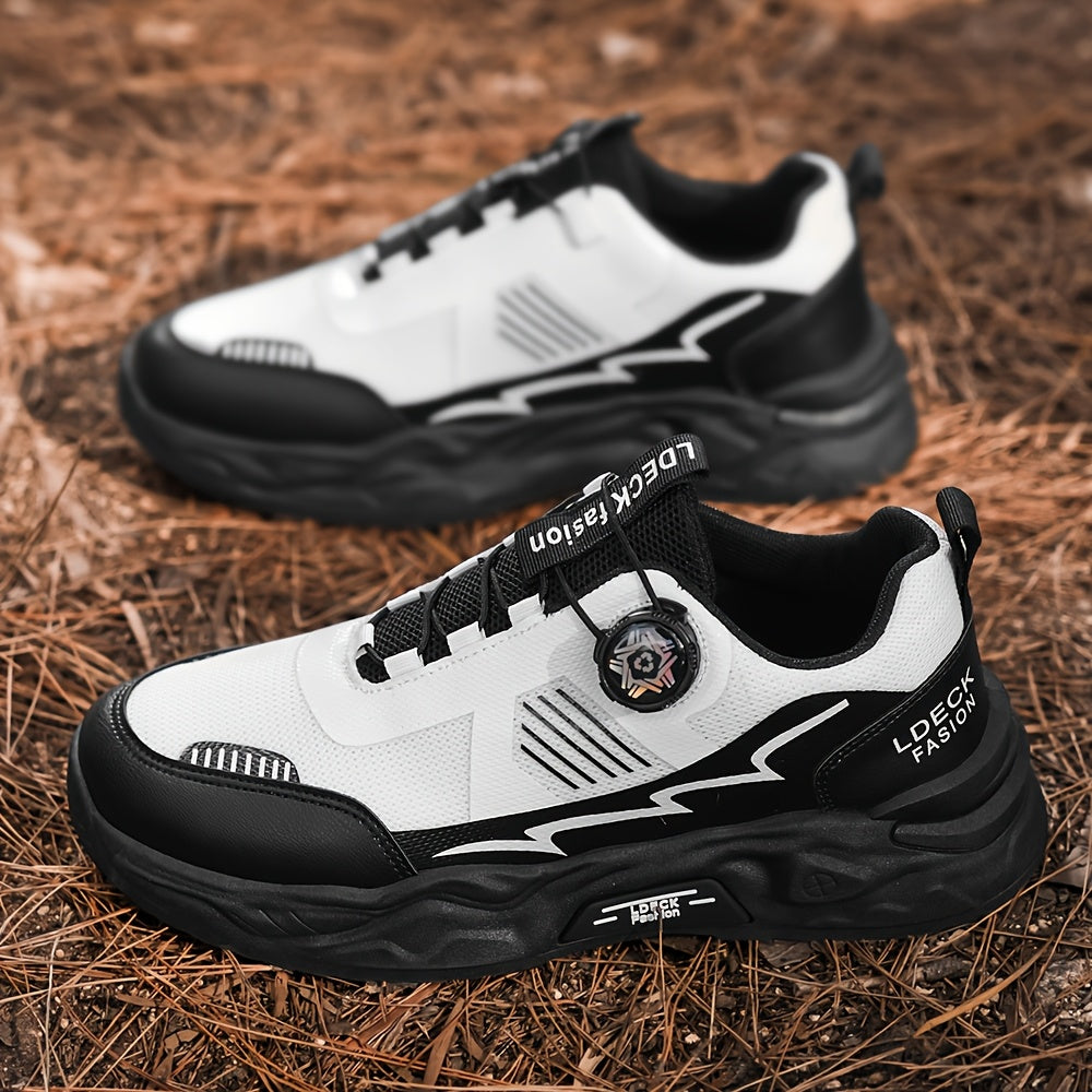 2025 Men'S Slip-Resistant Durable Fashionable Comfortable Height-Increasing Casual Skate Shoes, Low Top Round Toe Lace-Up with Fabric Inner PVC Sole for All Seasons, Street Style Casual Footwear Modern Look Sneakers Dur