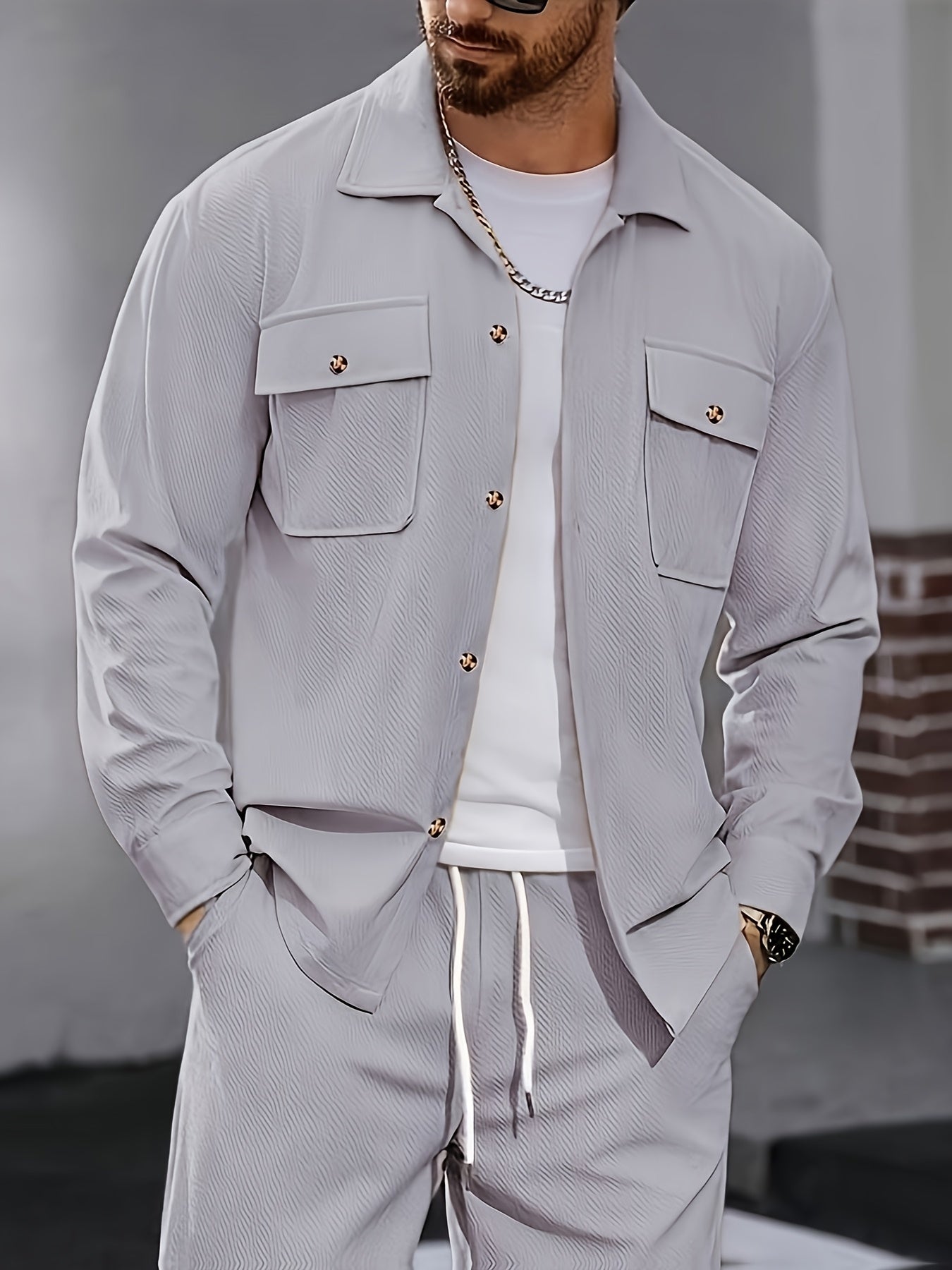Cross-border Men's Casual Sportswear Set