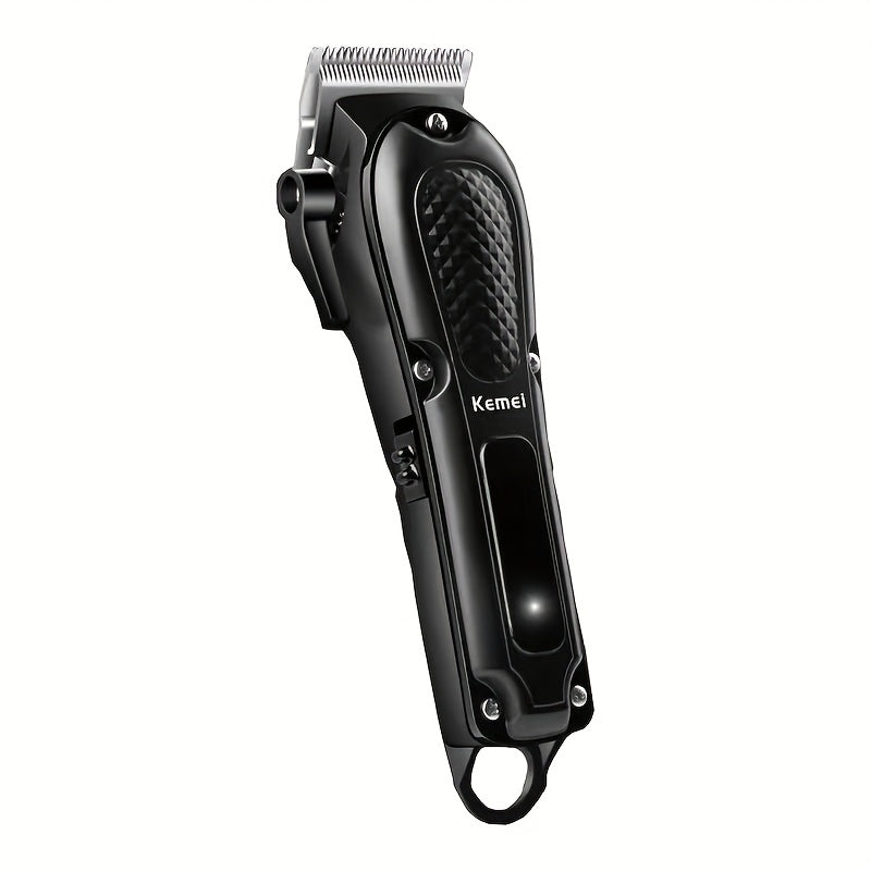 Kemei KM-1071 Electric Hair Clipper USB Rechargeable Cordless Beard Trimmer Men Powerful Hair Clipper Trimming Tool