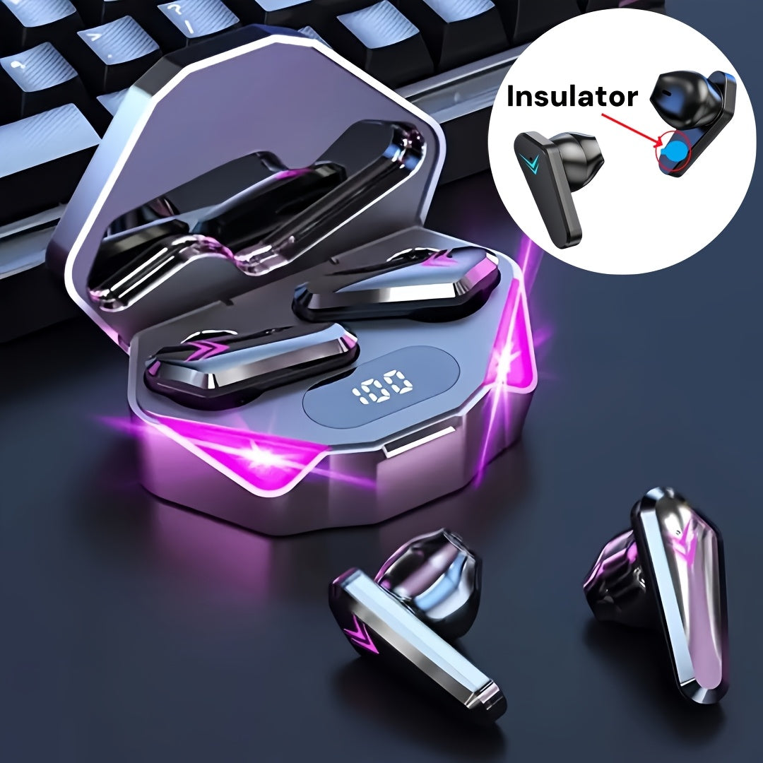 Wireless Headphones X15: HD Display, Low Latency, High-Quality Sound, Wireless Noise Cancellation with Type-C Fast Charging for Phones and Computers