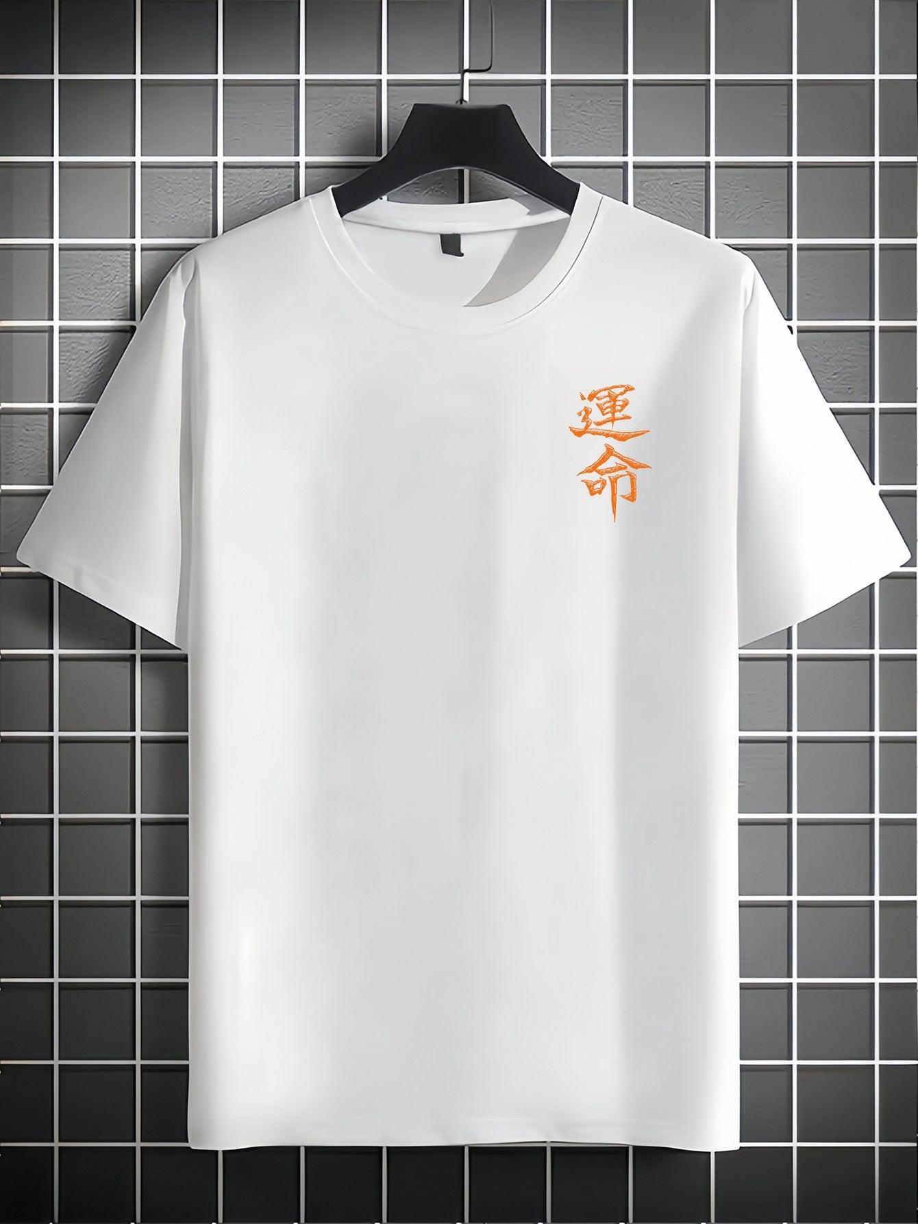 Men'S Japanese Samurai Sword Graphic T-Shirt - Casual Loose Fit Crew Neck, Short Sleeve Tee with Red Stylized Japanese Katanas Design, Breathable Polyester for Spring Summer Outdoor Wear