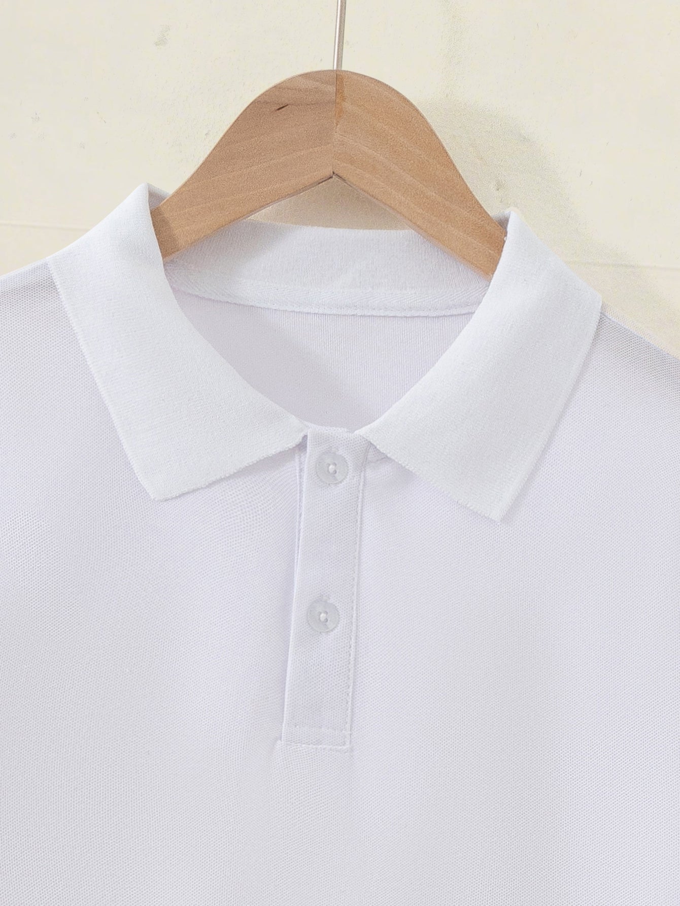 Youth Summer Polo Shirt with Creative Letter Print for Teens