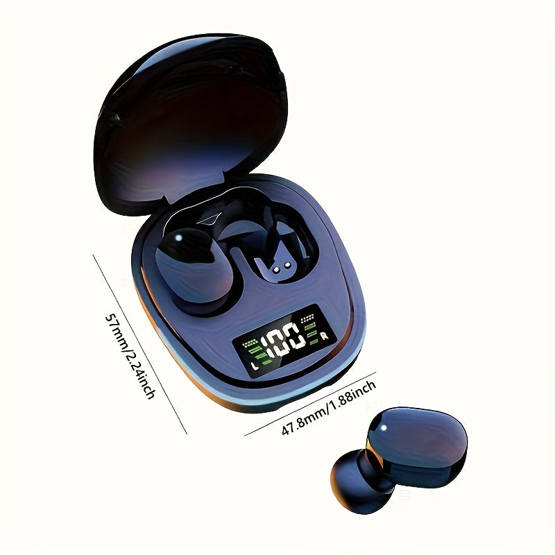 New TWS Wireless Earphones Headphones with LED Display Touch In-Ear TWS Wireless Earbuds Sports Music Game Headset For lOS/Android