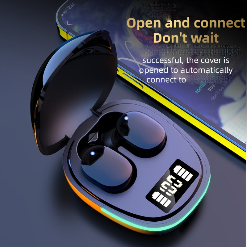 New TWS Wireless Earphones Headphones with LED Display Touch In-Ear TWS Wireless Earbuds Sports Music Game Headset For lOS/Android